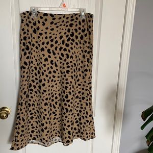 Silky Bias Cut Slip Skirt